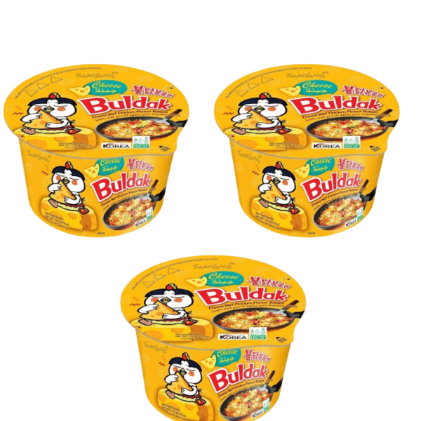 samyang Buldak Cheese Hot Chicken Flavor Ramen 105 gr x3 Peynirli (cup)