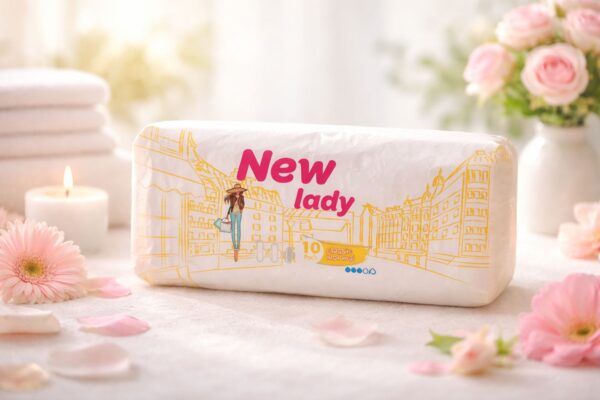 NEW LADY Hijyenik Ped Normal Tekli Paket 10'lu Ped