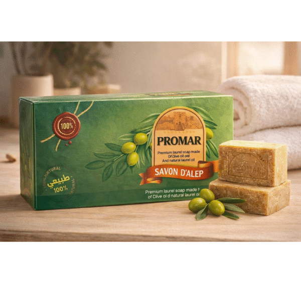 Promar Doğal Ve El Yapımı Antik Marsilya Defne Garlı Halep Sabunu Arap Sabunu 5 KG 1 KUTU