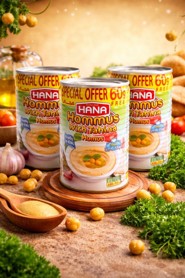 HANA HUMUS (NOHUT EZMESİ) - HOMMUS 400 GR X3 ADET