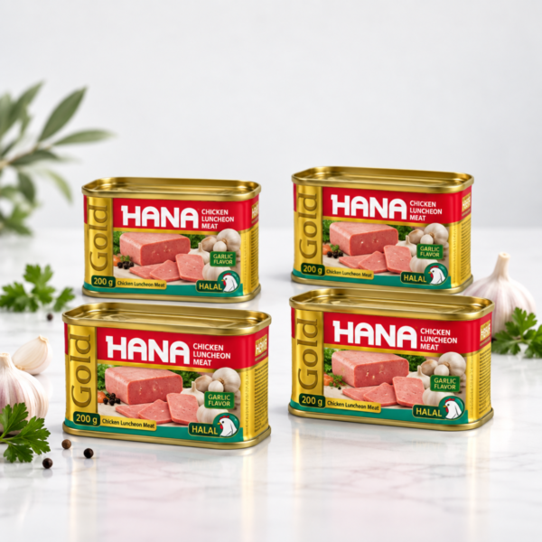 Hana Gold, Mantarlı Piliç Salam 200 gr X 4 Adet