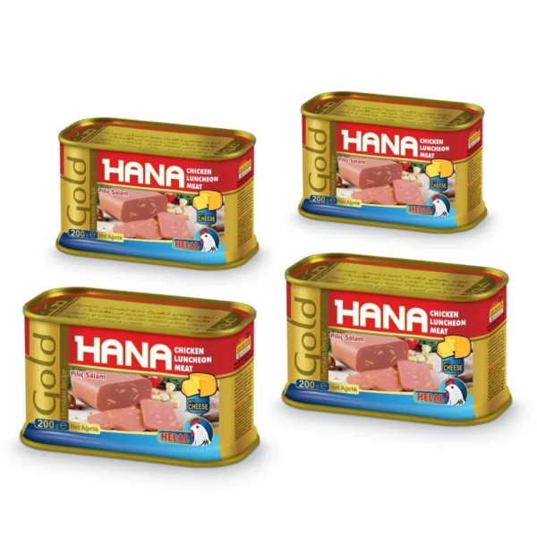 Hana Gold, Peynirli Piliç Salam 200 gr X 4 Adet