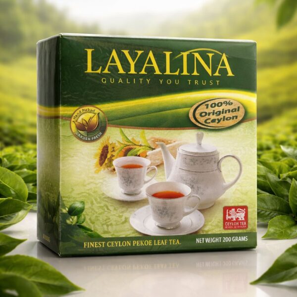 LAYALİNA TEA PREMİUM SAF SEYLAN SİYAH ÇAY 200 GR