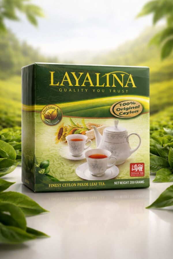 LAYALİNA TEA PREMİUM SAF SEYLAN SİYAH ÇAY 200 GR