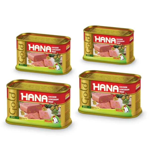 Hana Gold Zeytinli Piliç Salam 200 gr X 4 Adet