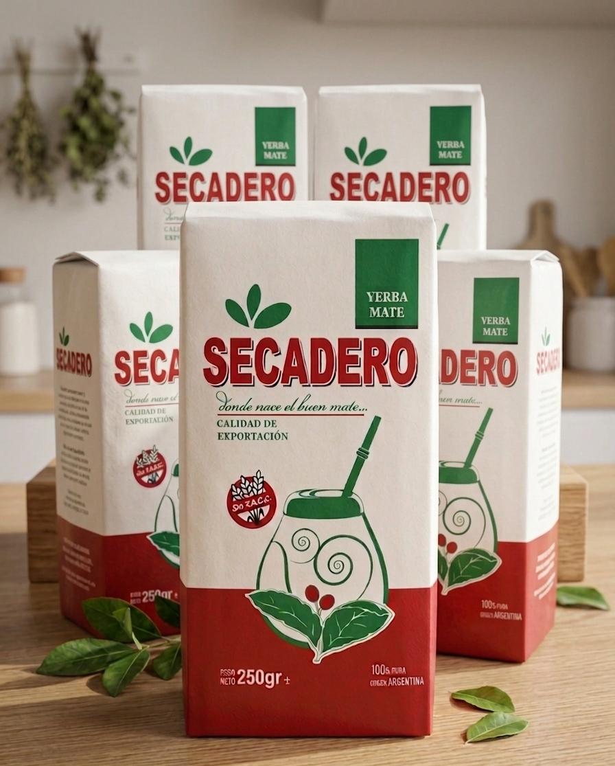 SECA5 Secadero Yerba Mate Çayı-arjantin Çayı - 250 Gr x5 Adet (iştah Kapatıcı Çay) - Görsel 1