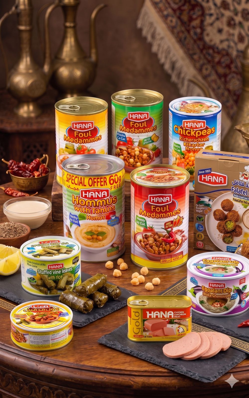 4120400 HANA PREMİUM DOĞU LEZZETİ 10'LU KONSERVE PAKETİ - Görsel 1
