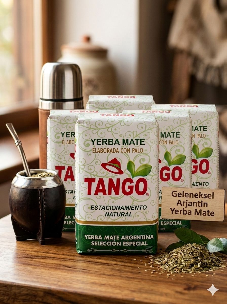 TANGO5 Tango Yerba Mate Çayı-arjantin Çayı - 200 Gr x5 Adet (iştah Kapatıcı Çay) - Görsel 1