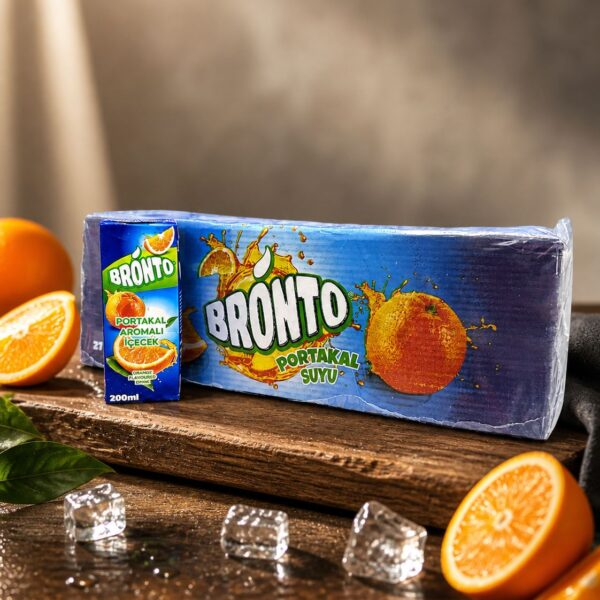 Bronto Portakal Aromalı İçecek 200 Ml X27 Adet