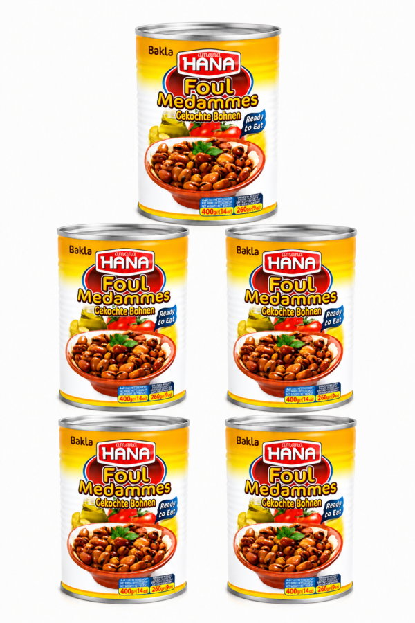 HANA Bakla Konservesi 400gr X 5 Adet