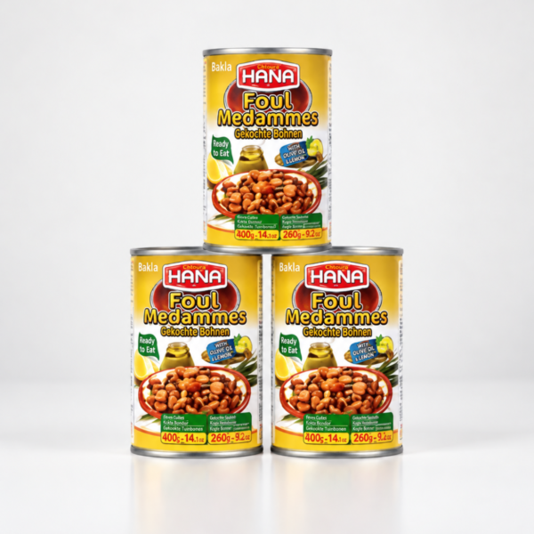 Hana Limonlu Ve Kimyonlu Bakla Konservesi 400 Gr x 3 Adet