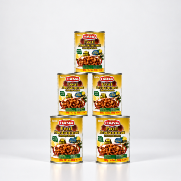 Hana Limonlu Ve Kimyonlu Bakla Konservesi 400 Gr x5 Adet