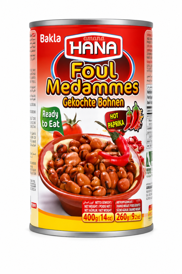 Hana Acılı Bakla Konservesi 400 Gr