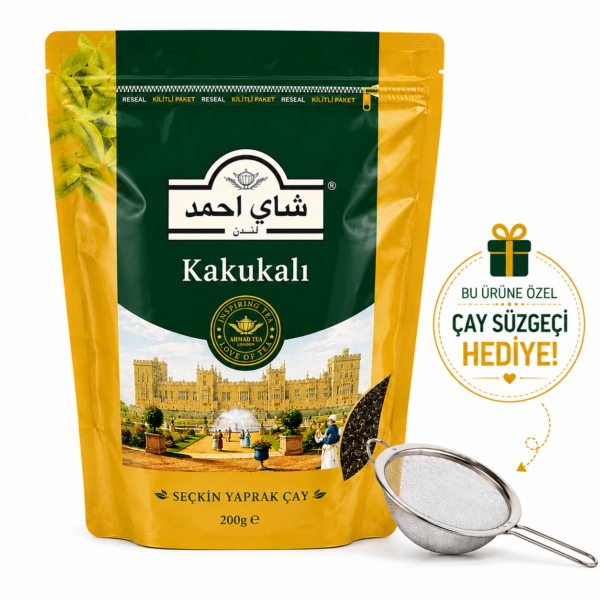 Ahmad Tea Kakuleli Siyah Çay 200 g + Çay Süzgeci Hediyeli