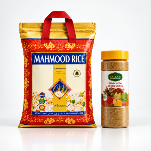 Mahmood Rice Basmati 1121 Pirinç 4 Kg + Zad Alkhaleej Yedi Baharat Karışımı Ekonomik Set