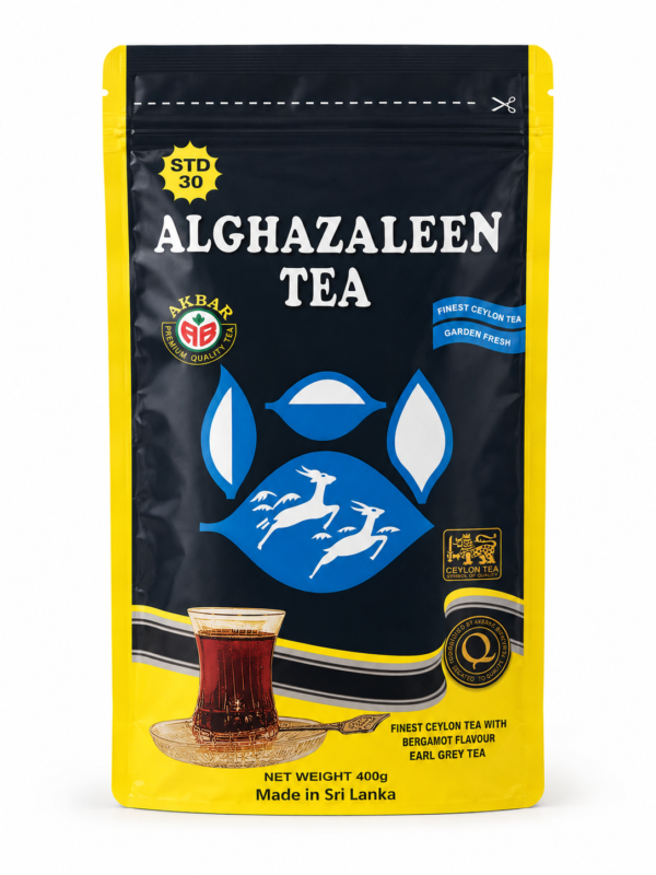 Alghazaleen Tea Earl Grey Dökme Çay 400 Gr Yoğun Bergomat Aromalı