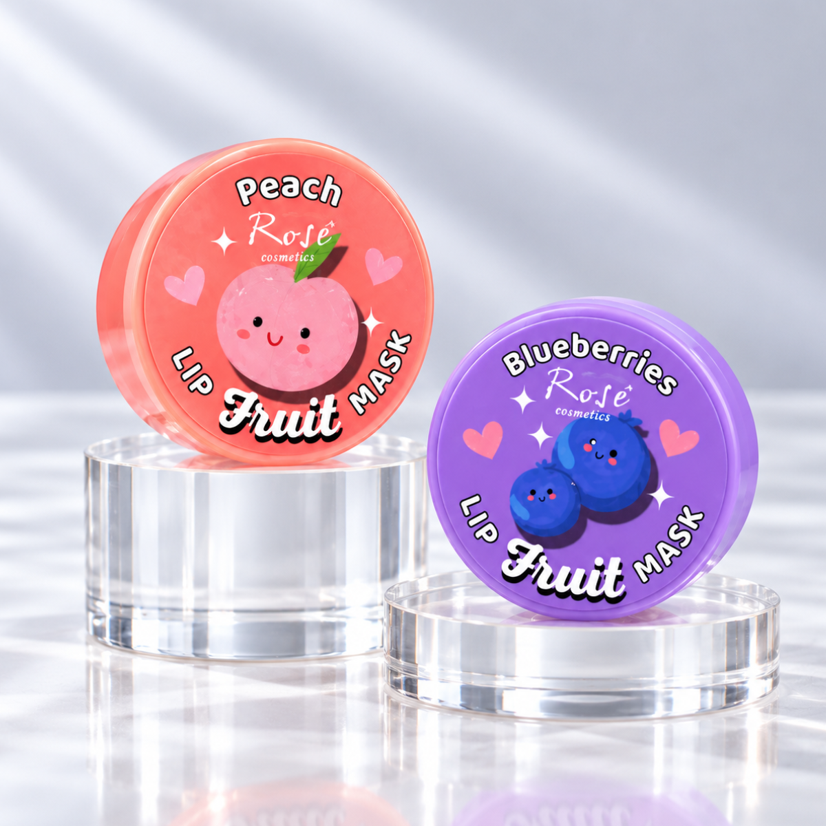 Untitled - 01 Ekim 2026 17.40.29 - 2026-10-03T151210.479 Rose Cosmetics Peach & Blueberries Lip Fruit Mask 2’li Dudak Maskesi Seti - Görsel 1