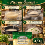 Ebuveys Indian 1121 Sella Basmati Pirinç 4,5 kg - Görsel 2