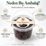 Promar Organik İran Hurması 400 g Yumuşak Dokulu Şeker İlavesiz - Görsel 3