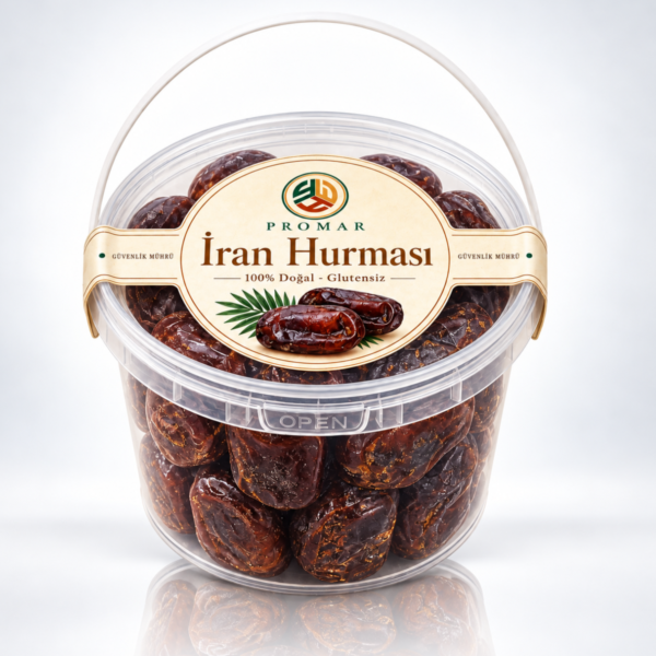 Promar Organik İran Hurması 400 g Yumuşak Dokulu Şeker İlavesiz