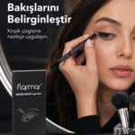 Flormar Waterproof Eyeliner Siyah – Suya Dayanıklı Göz Kalemi - Görsel 2