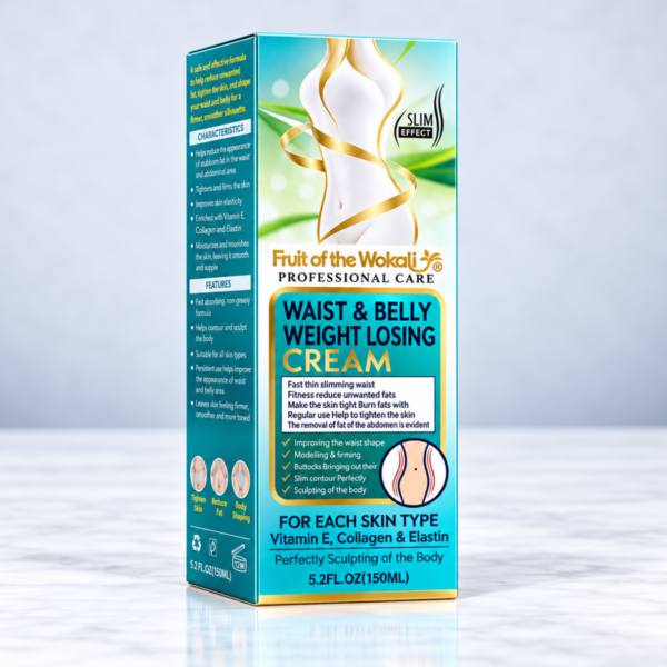 Fruit of the Wokali Waist & Belly Weight Losing Cream 150 ml – Bel ve Karın Bölgesi Bakım Kremi