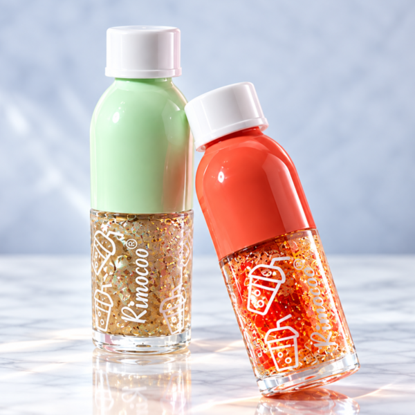 Rimocoo Simli Nemlendirici ve Parlatıcı Dudak Yağı Lip Oil 2’li Set