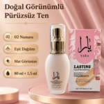 Yara Lasting Liquid Foundation 02 Natural Beige 80 ml + 1,5 ml - Görsel 3