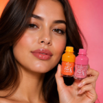 Magic Rote Lip Pop Simli Dudak Yağı Lip Oil 2’li Set – Turuncu & Pembe - Görsel 3